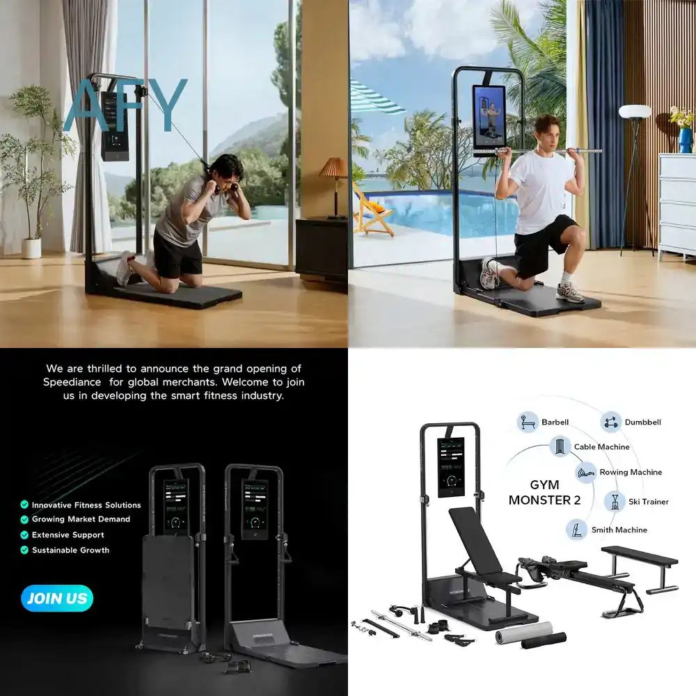 Home Gym One Machine - 스피디언스 올인원 홈트레이닝 기구, 설치 불필요,