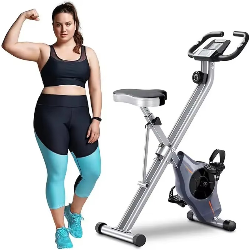 Home Gym Bike - 휴대용 강철 소재 운동 자전거, 가정용