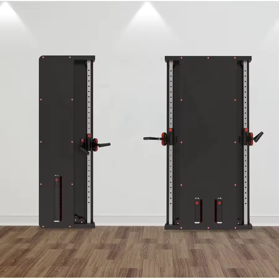 벽걸이형 스미스 머신 듀얼 기능 스탠딩 하이 풀다운 트 - Home Gym Smith 리뷰 및 가격