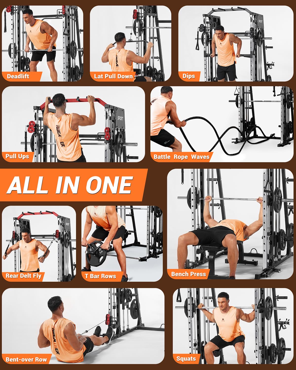 올인원 스미스 머신 홈짐, 2200lbs 스쿼트 랙,  - Home Gym One Machine 리뷰 및 가격