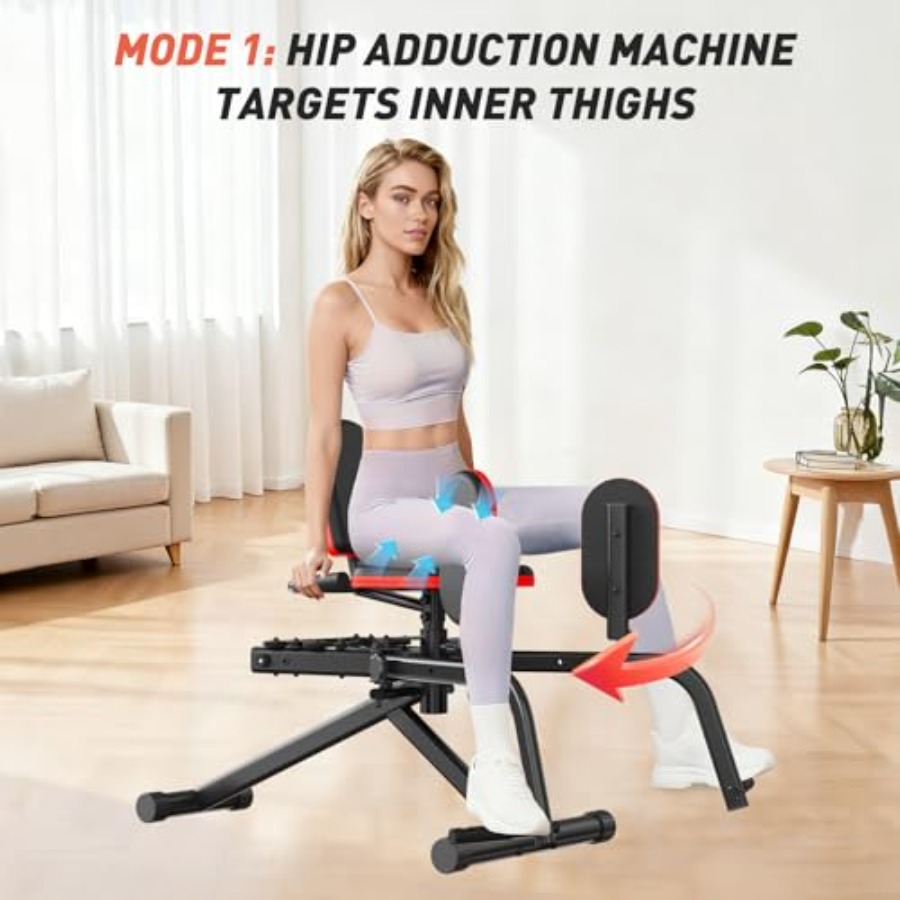 홈짐 힙 어브덕터/어덕터 머신, 스틸 프레임, 블랙,  - Home Gym Resistance 리뷰 및 가격
