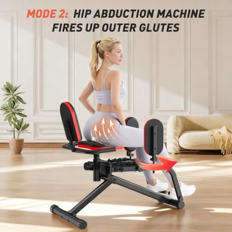 홈짐 힙 어브덕터/어덕터 머신, 스틸 프레임, 블랙,  - Home Gym Resistance 리뷰 및 가격